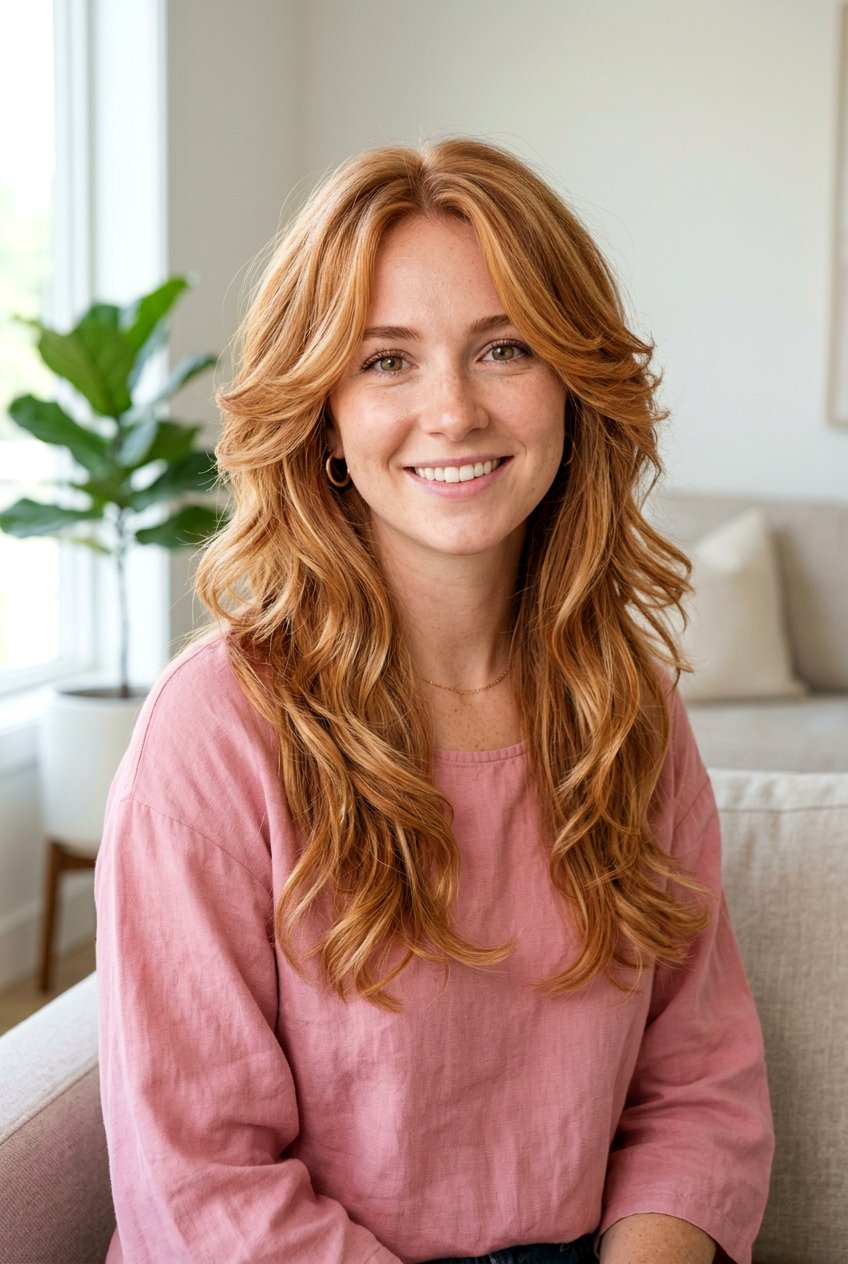 Strawberry Blonde Butterfly Haircut - 20 blonde butterfly haircut color ideas - 20 blonde butterfly haircut color ideas