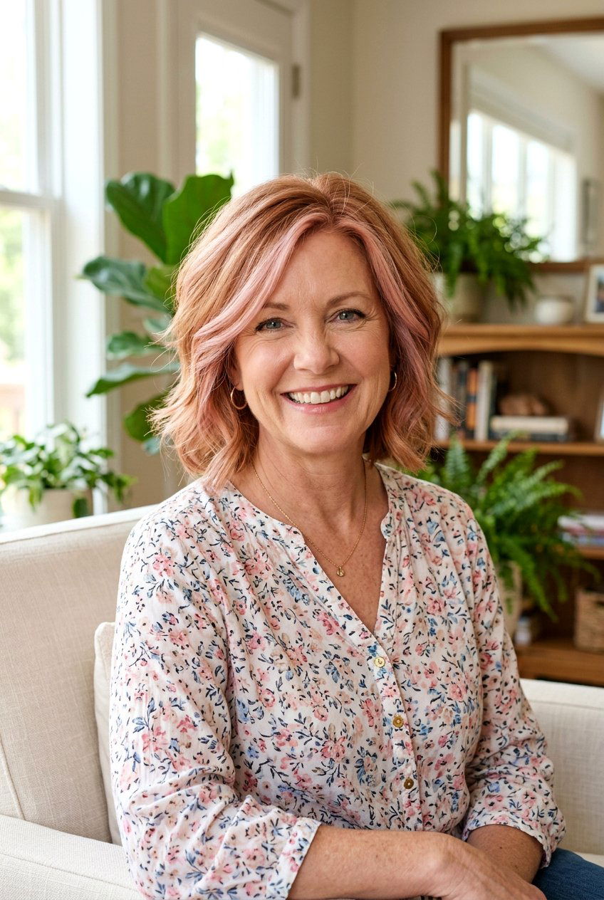 Strawberry Blonde Face Framing - 20 face framing highlights for women over 50 - 20 face framing highlights for women over 50