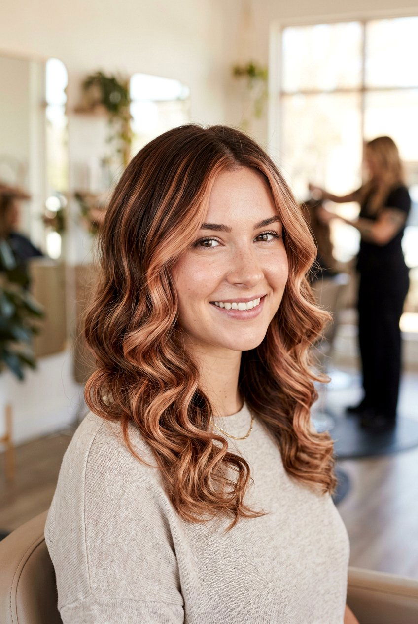 Strawberry Blonde Highlights For Brunettes - 20 natural looking highlights for brown hair - 20 natural looking highlights for brown hair