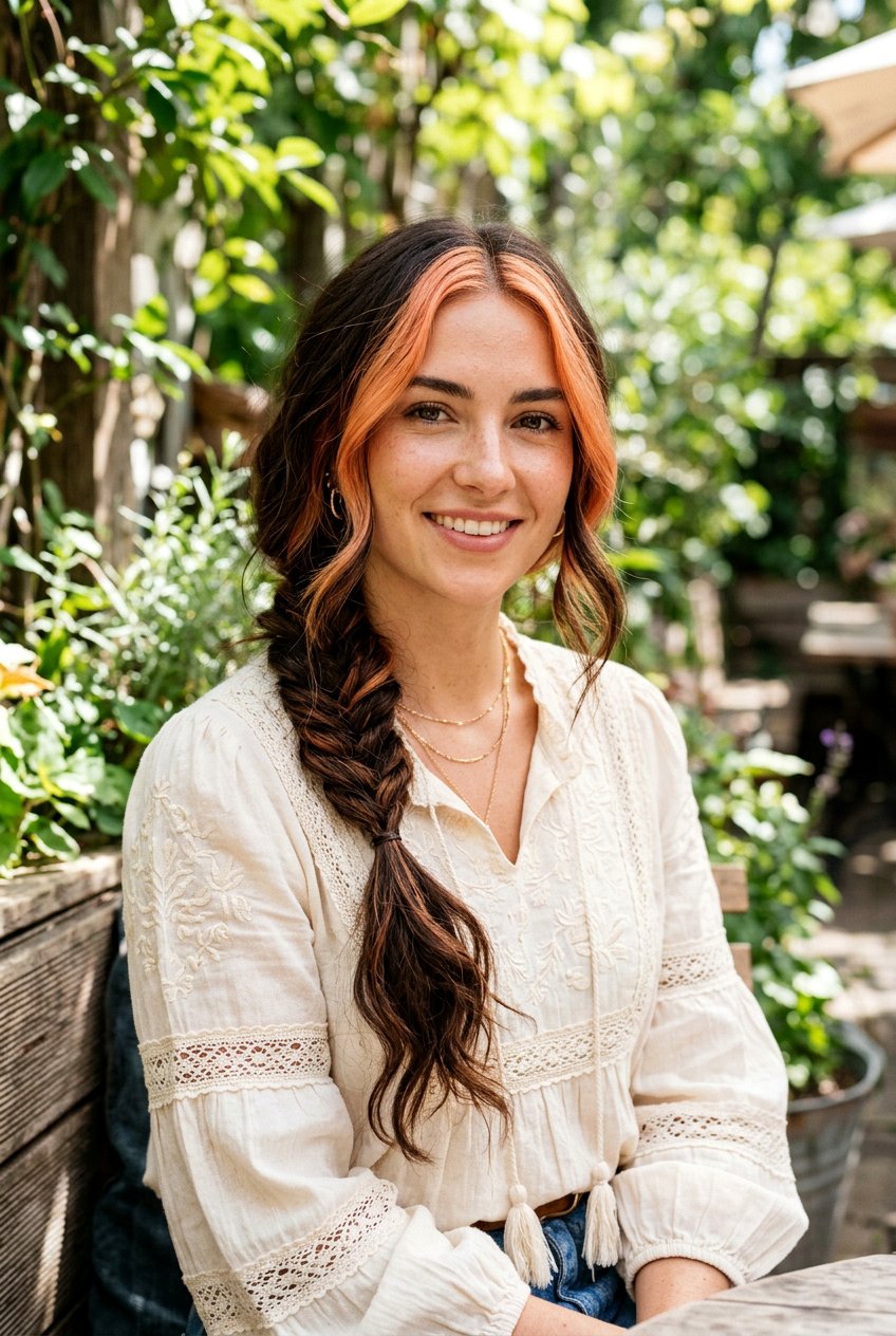 Strawberry Blonde Money Piece Dark Hair - 20 blonde money piece for dark brunette hair - 20 blonde money piece for dark brunette hair