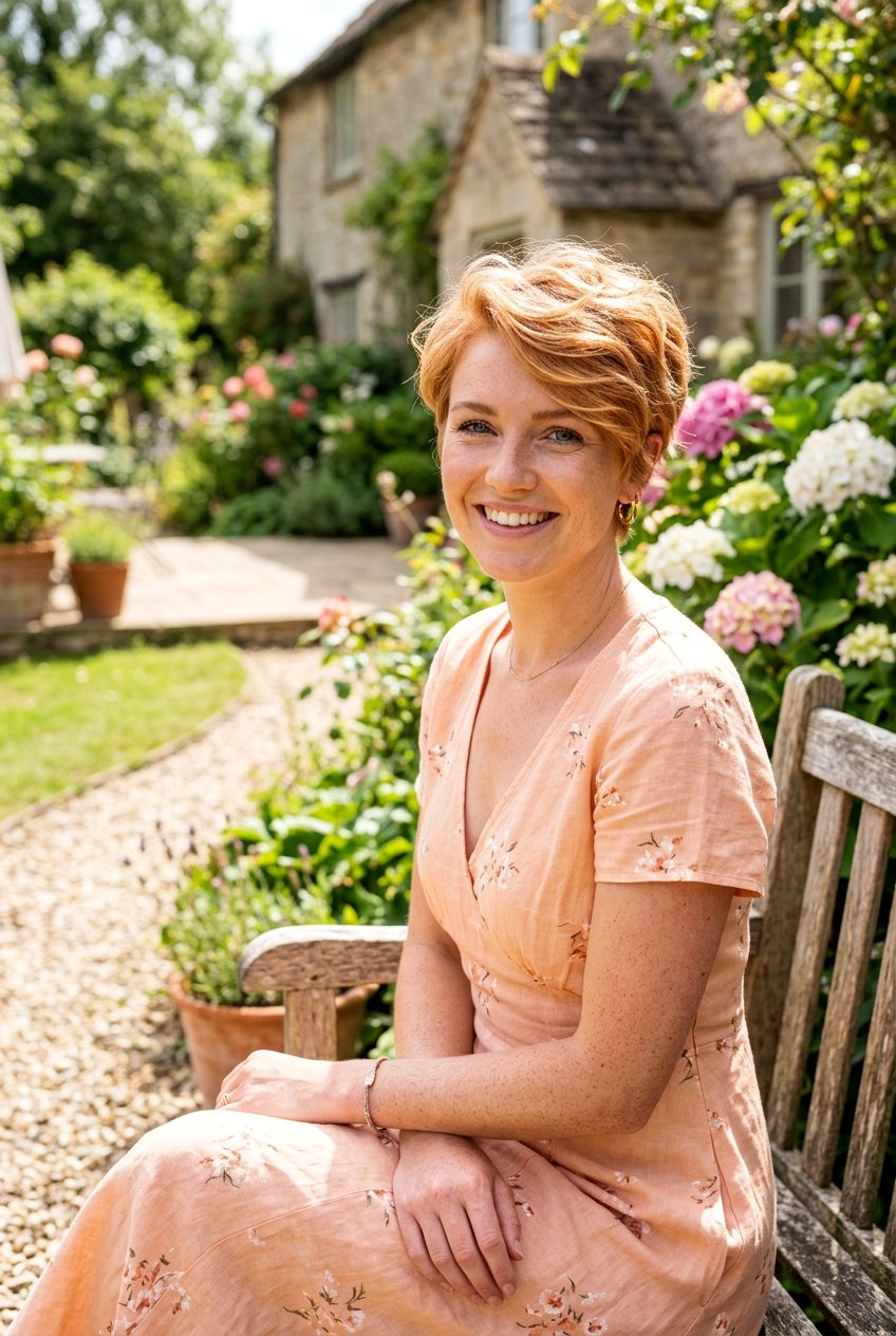 Strawberry Blonde Pixie - 20 blonde pixie hair color ideas - 20 blonde pixie hair color ideas