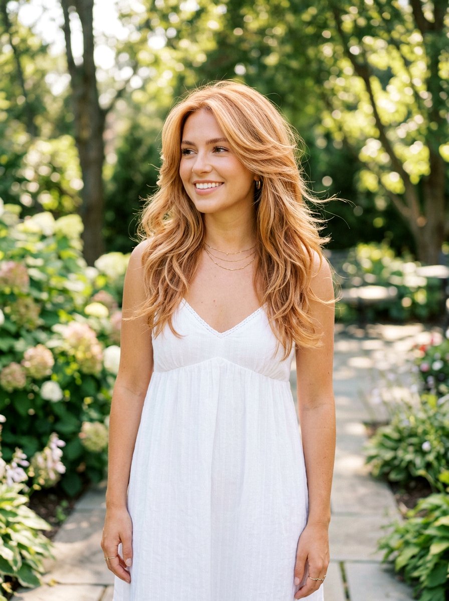 Strawberry Blonde Red Butterfly Haircut - 20 red butterfly haircut color ideas - 20 red butterfly haircut color ideas