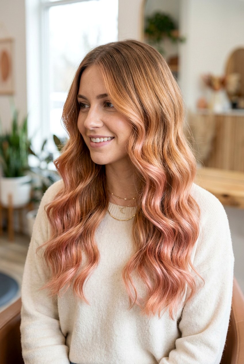 Strawberry Blonde Root Melt - 20 root melt hair color - 20 root melt hair color