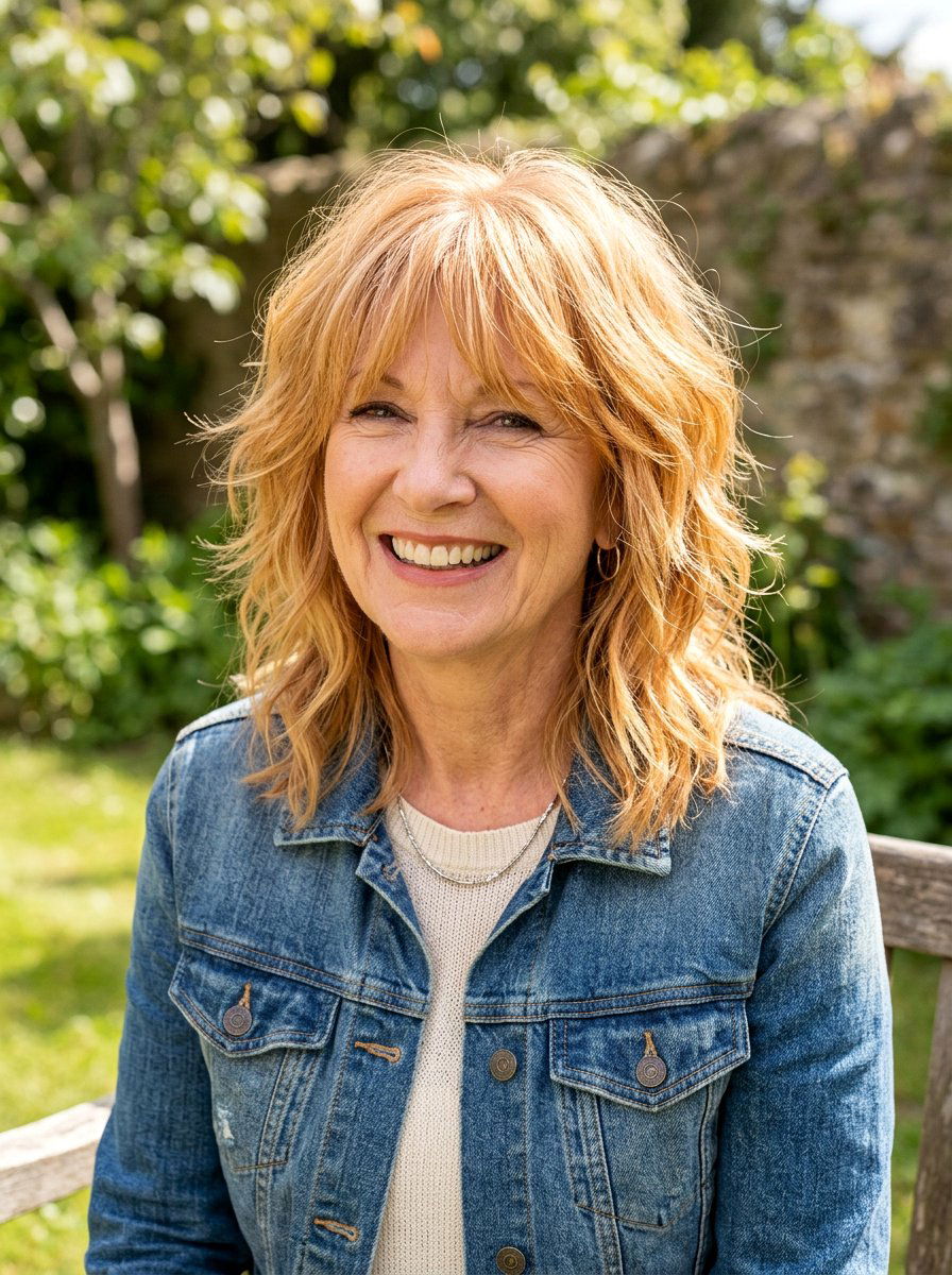 Strawberry Blonde Shag Haircut - 20 red refresh for older women - 20 red refresh for older women