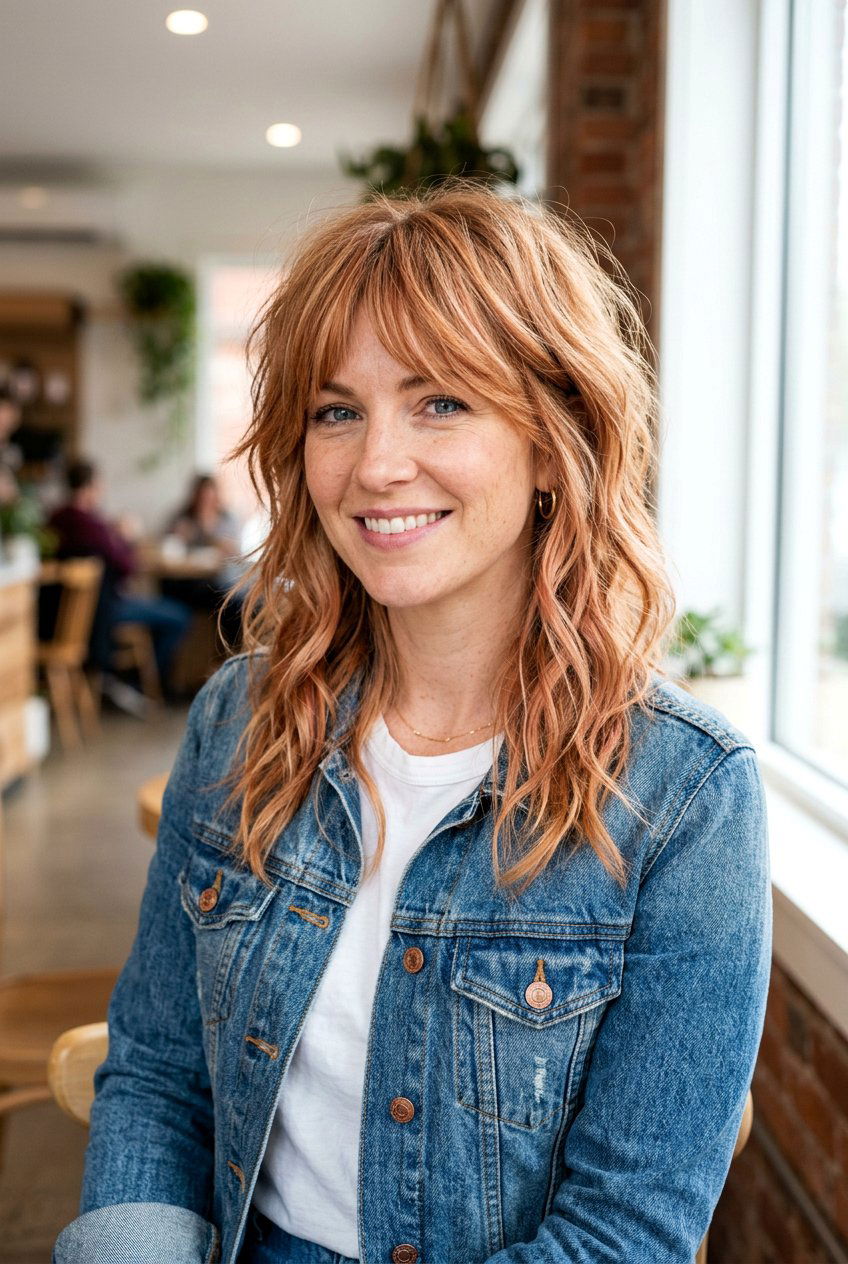 Strawberry Blonde Shag Haircut - 20 blonde shag hair color ideas - 20 blonde shag hair color ideas