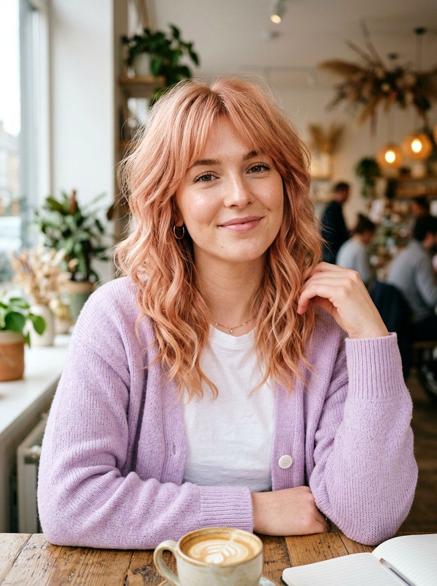 Strawberry Blonde Wolf Cut - 20 wolf cut hair color ideas - 20 wolf cut hair color ideas