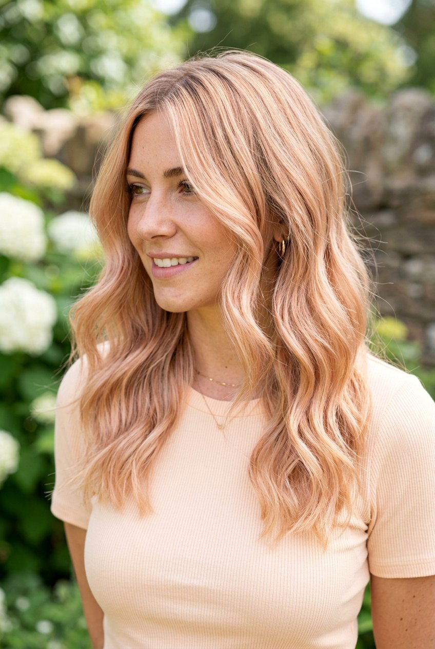 Strawberry Champagne Balayage Hair - 20 strawberry blonde balayage - 20 strawberry blonde balayage