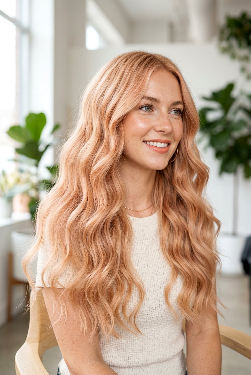 Strawberry Champagne Blonde - 20 champagne blonde hair color - 20 champagne blonde hair color