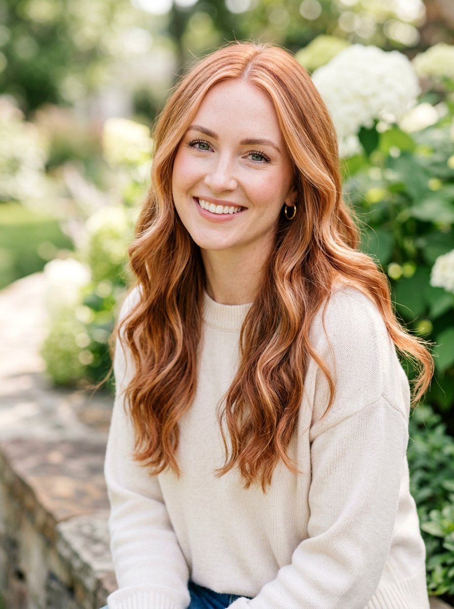 Strawberry Copper Balayage For Fair Skin - 20 strawberry copper balayage - 20 strawberry copper balayage