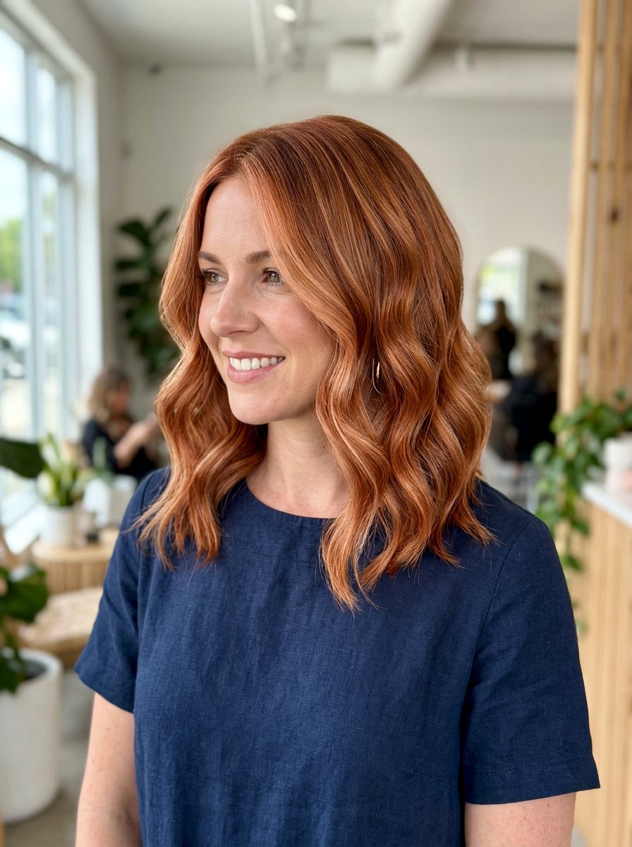 20 Stunning Strawberry Copper Balayage Ideas for Your Hair