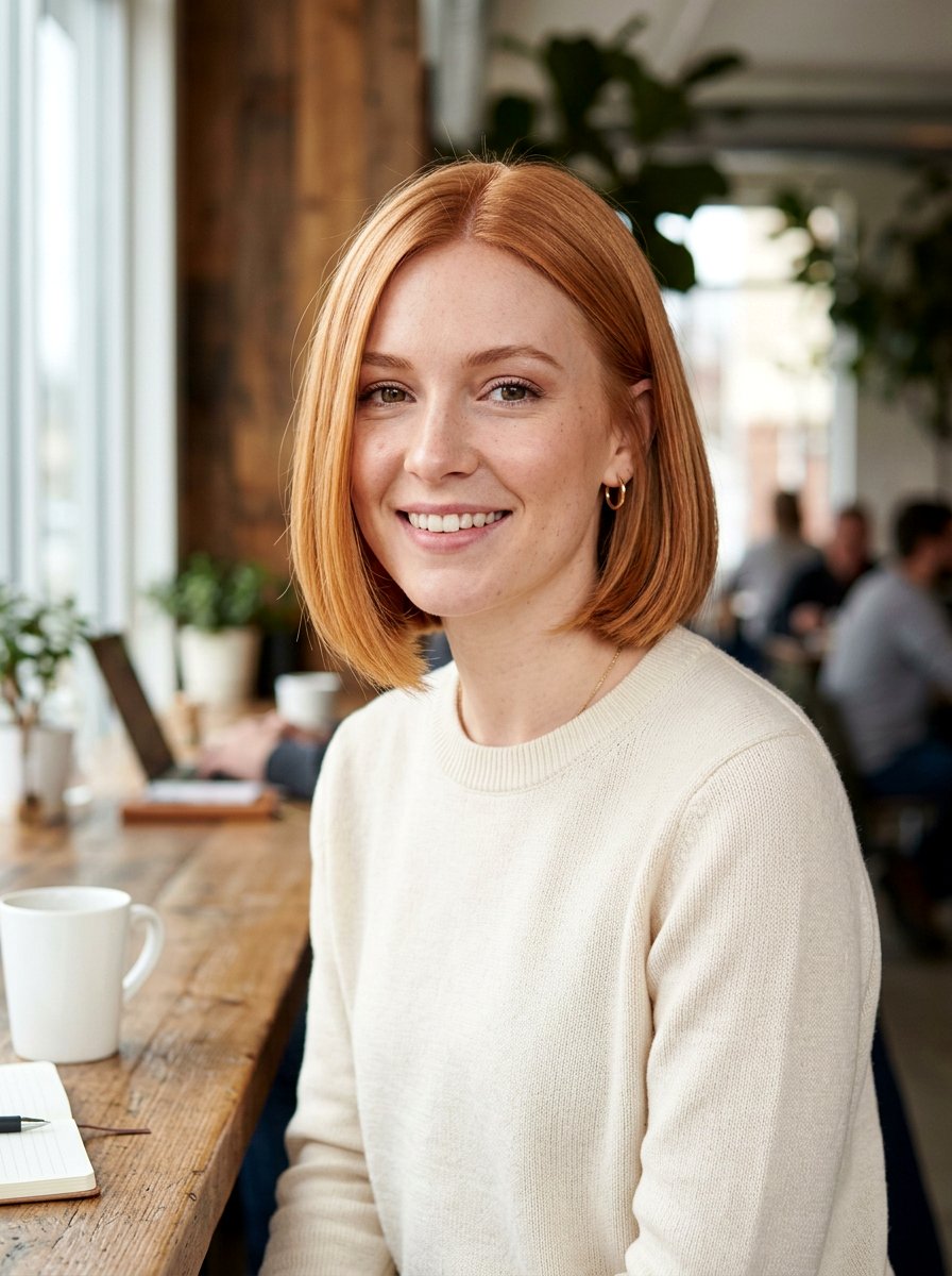 Strawberry Copper Blonde Bob Haircut - 20 strawberry copper blonde hair