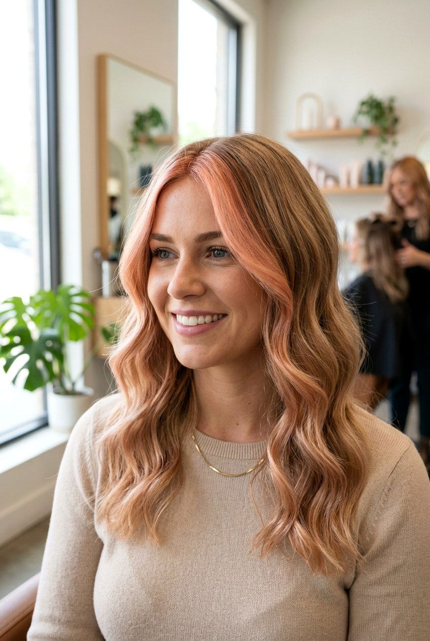 Strawberry Copper Money Piece - 20 copper money piece hair - 20 copper money piece hair