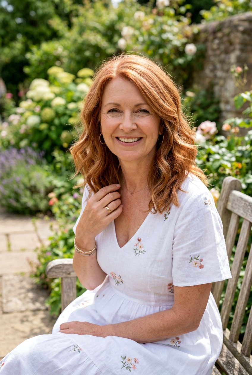 Strawberry Copper Shoulder Length Hair - 20 mature women copper hair color ideas - 20 mature women copper hair color ideas