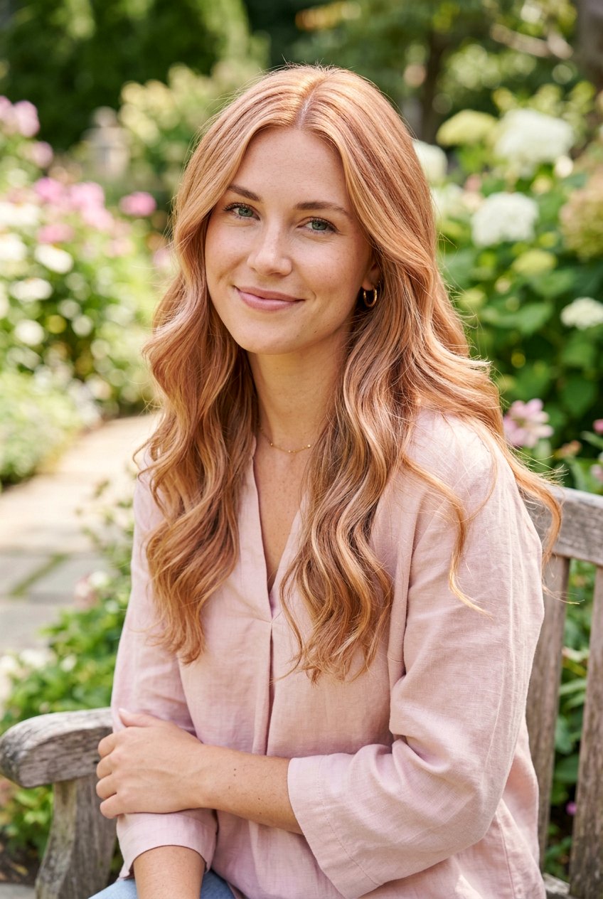 Strawberry Golden Blonde Hair - 20 creamy golden blonde hair - 20 creamy golden blonde hair