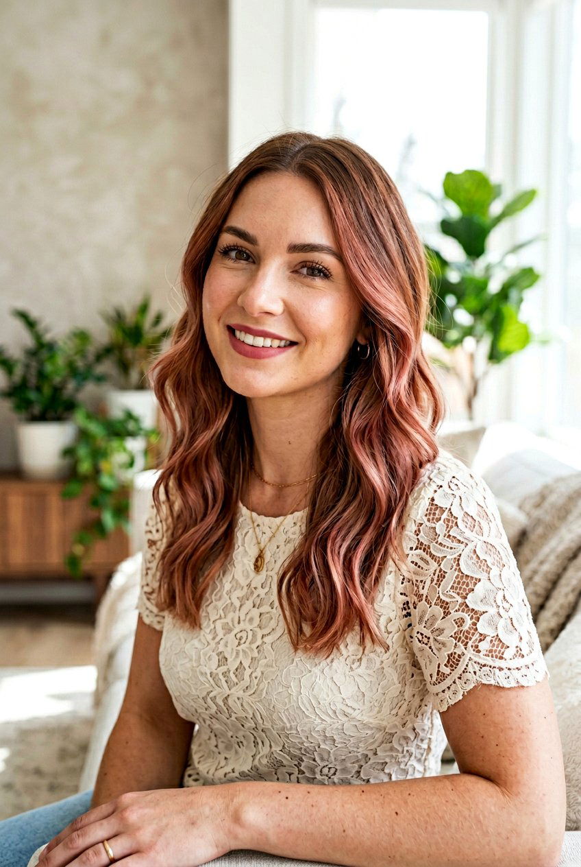 20 Beautiful Auburn Balayage For Shoulder Length Hair Ideas
