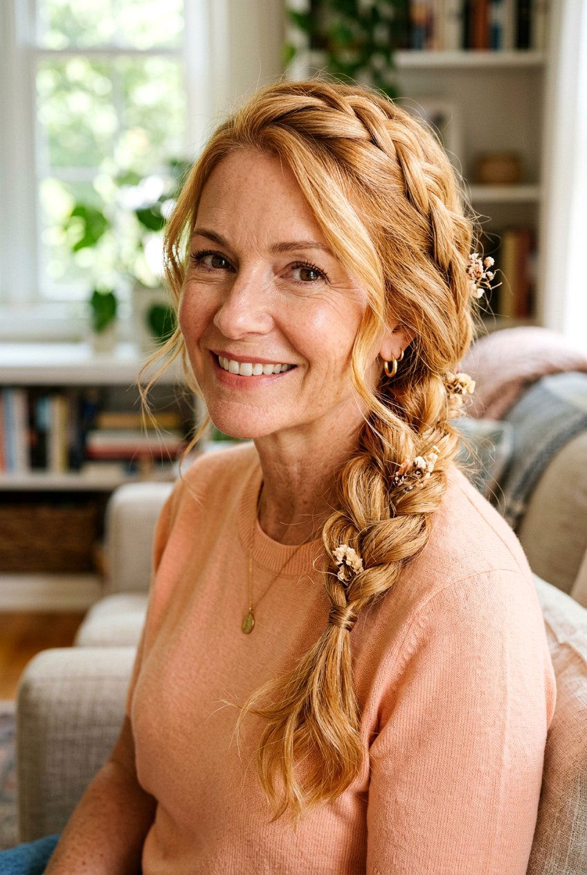 20 Flattering Hair Color for Women Over 50 with Brown Eyes