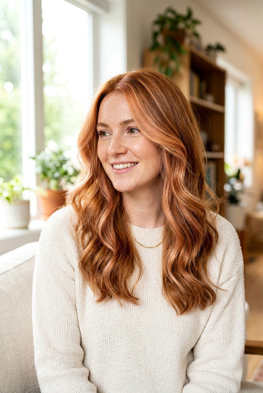 Strawberry blonde highlights for red hair - 20 natural looking highlights - 20 natural looking highlights