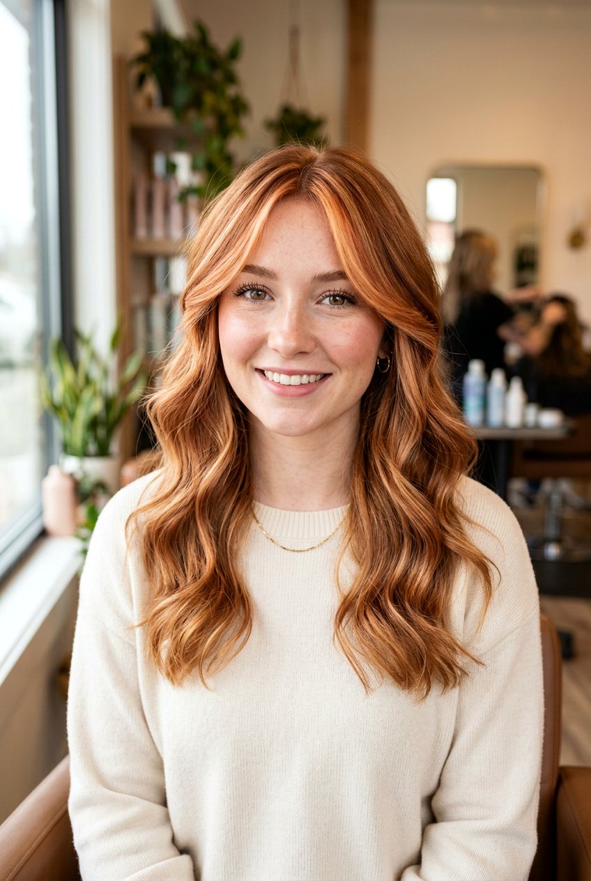 Strawberry blonde highlights - 20 face framing highlights - 20 face framing highlights
