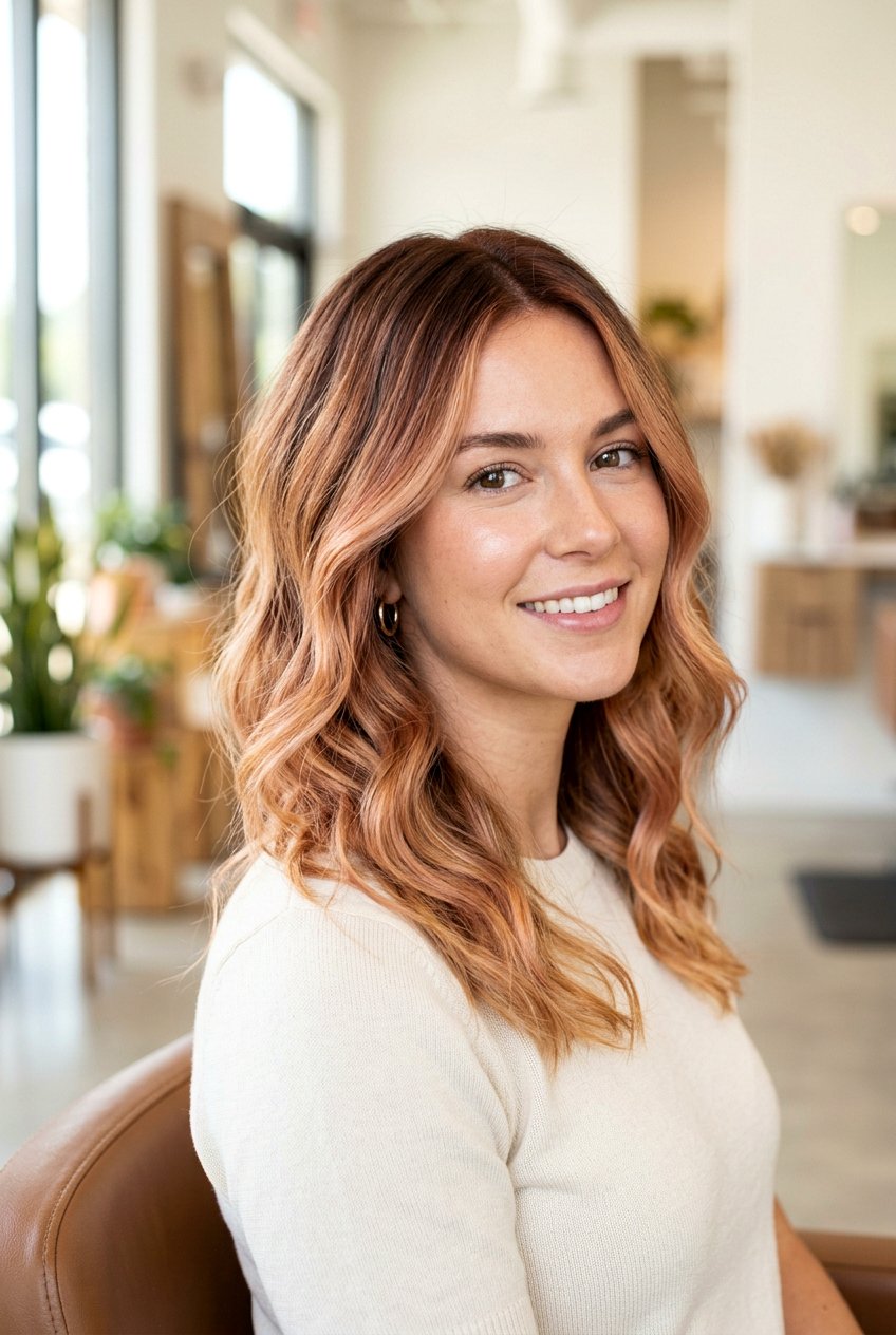 Strawberry blonde shadow root balayage - 20 shadow root balayage - 20 shadow root balayage