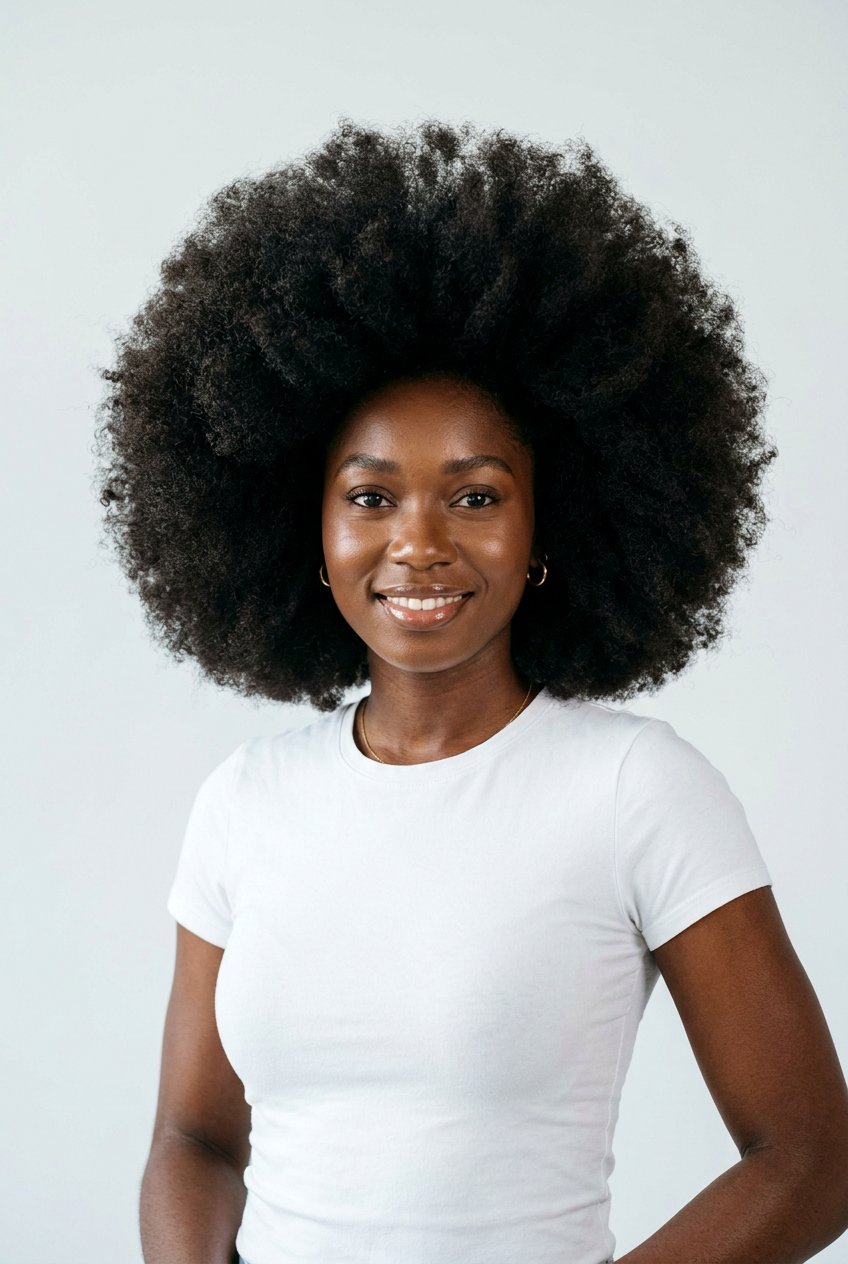 Stretched Natural Hair Blowout Afro - 20 stretched natural hair hairstyles - 20 stretched natural hair hairstyles