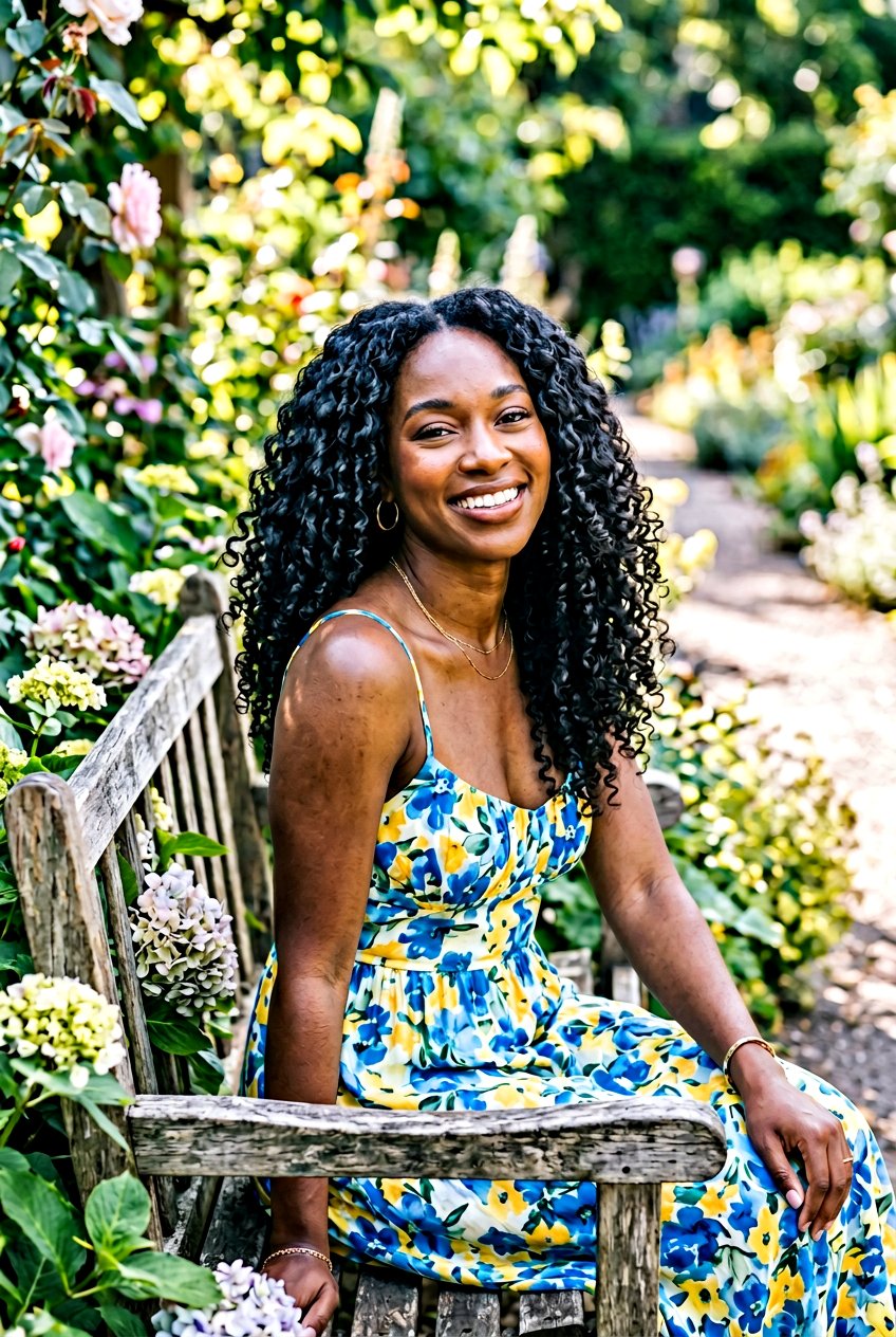 Stretched Natural Hair Wash and Go with Length - 20 stretched natural hair hairstyles - 20 stretched natural hair hairstyles