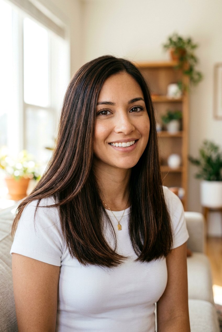 Subtle Auburn Babylights On Dark Brown Hair - 20 auburn highlights on dark brown hair - 20 auburn highlights on dark brown hair