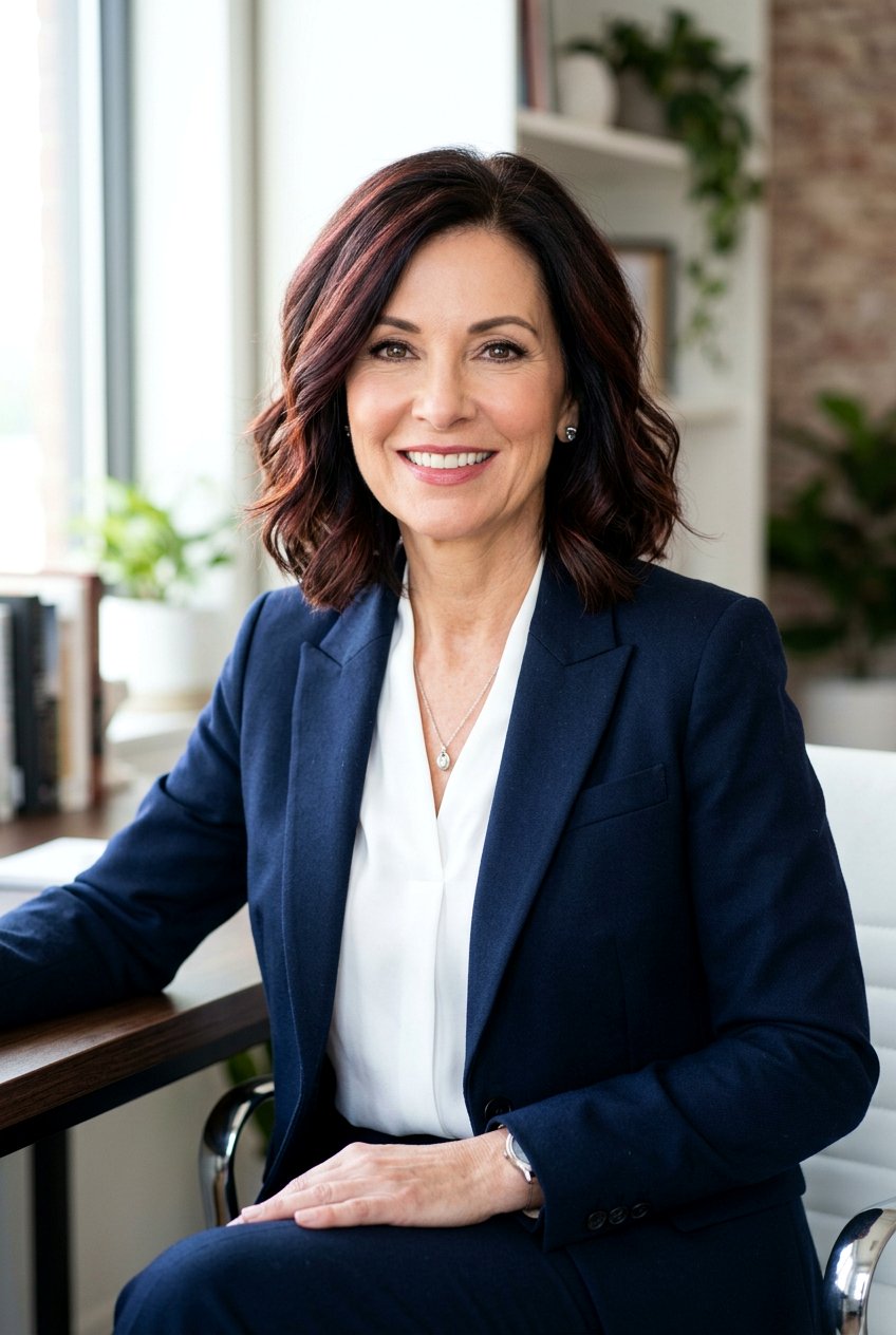 Subtle Auburn Balayage For Brunettes - 20 auburn balayage for women over 50 - 20 auburn balayage for women over 50