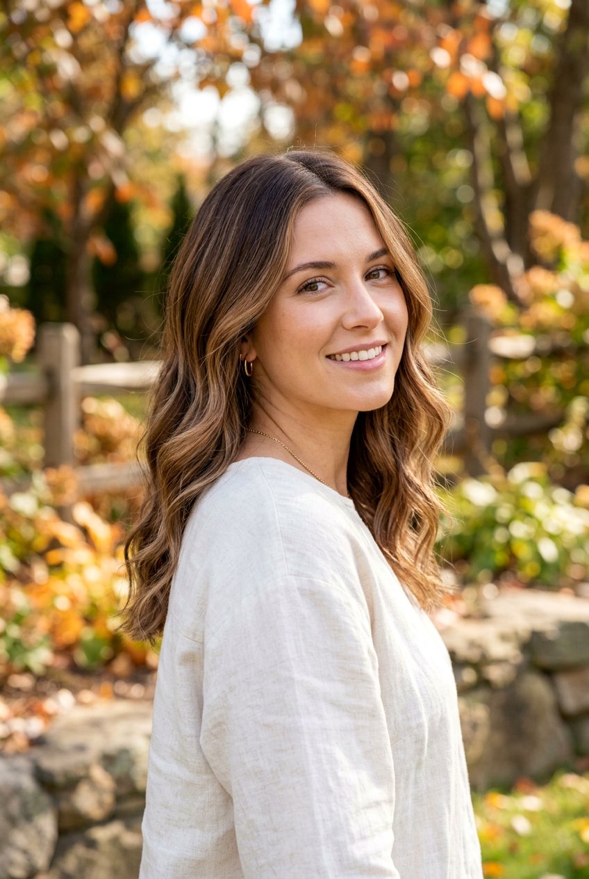 Subtle Autumn Chestnut Balayage - 20 autumn chestnut brunette balayage - 20 autumn chestnut brunette balayage