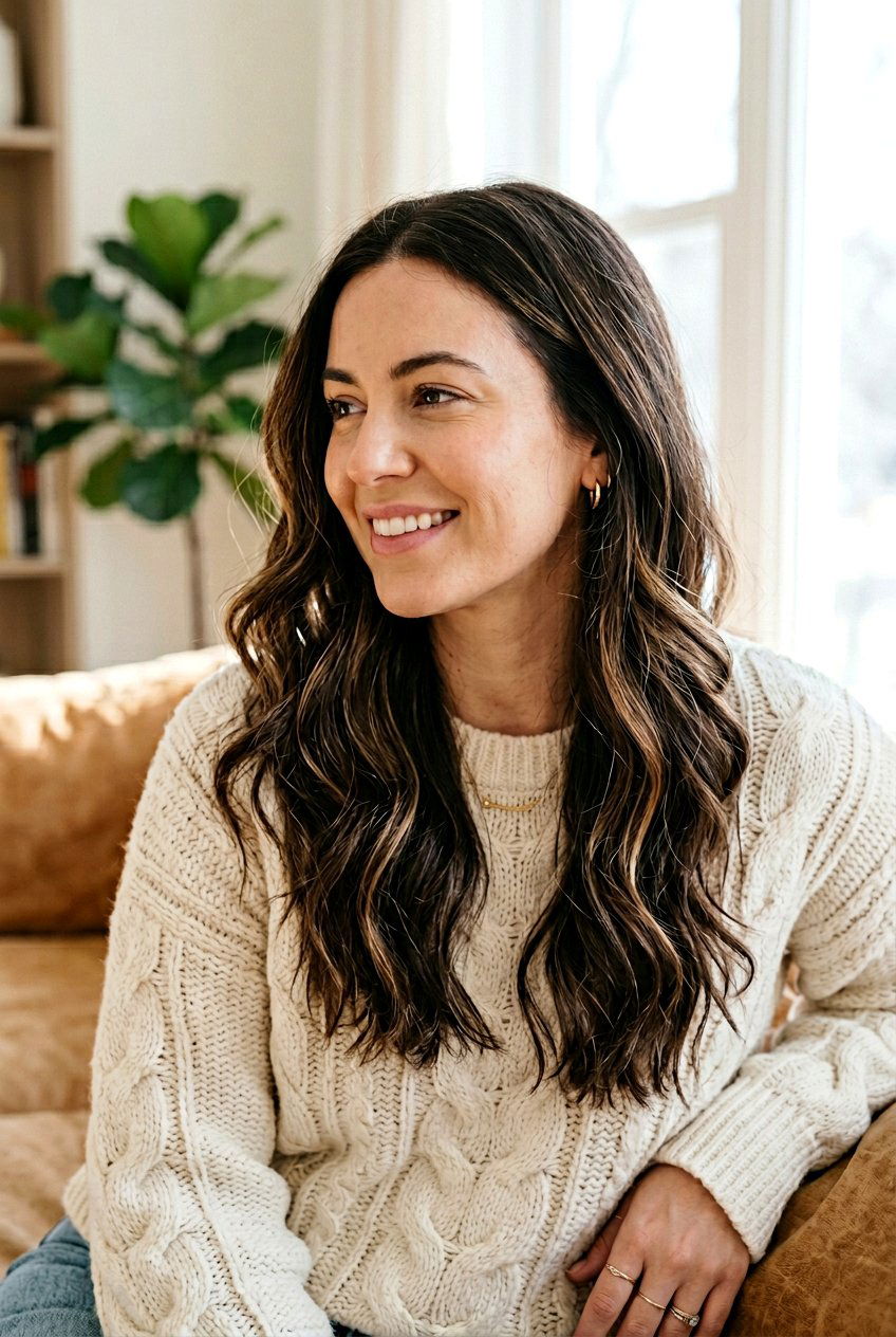 Subtle Babylights On Dark Brown Hair - 20 natural looking highlights for brown hair - 20 natural looking highlights for brown hair