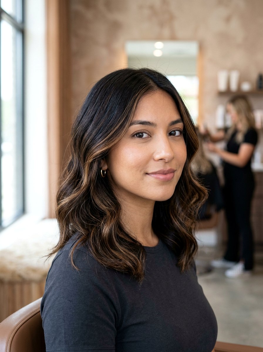 Subtle Balayage for Dark Hair - 20 soft balayage for first time highlights - 20 soft balayage for first time highlights