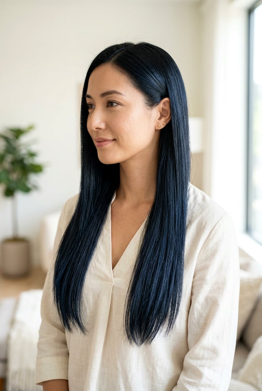 Subtle Blue Black Balayage - 20 blue black balayage - 20 blue black balayage