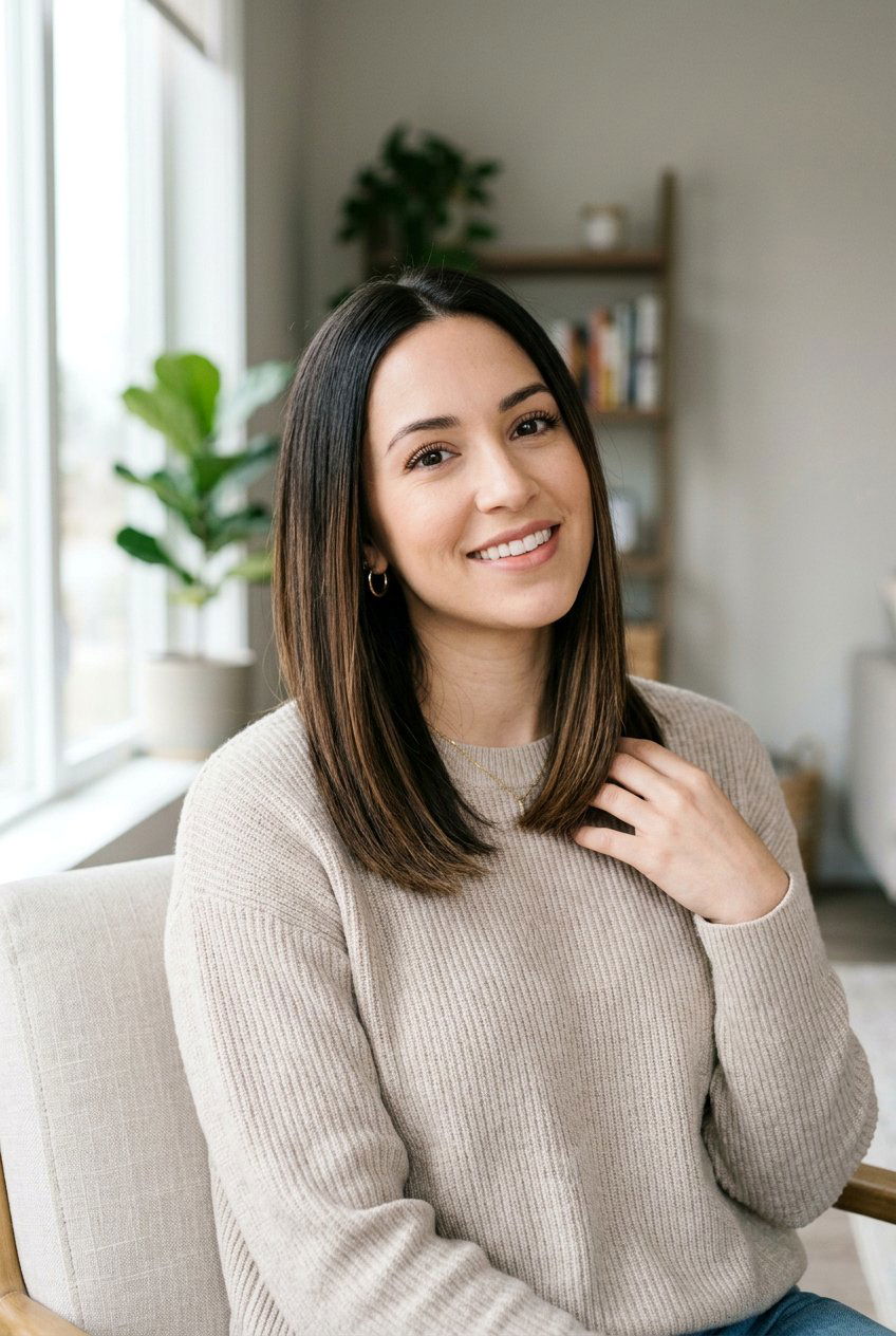 20 Stunning Glossy Brown Black Balayage Ideas for a Chic Look