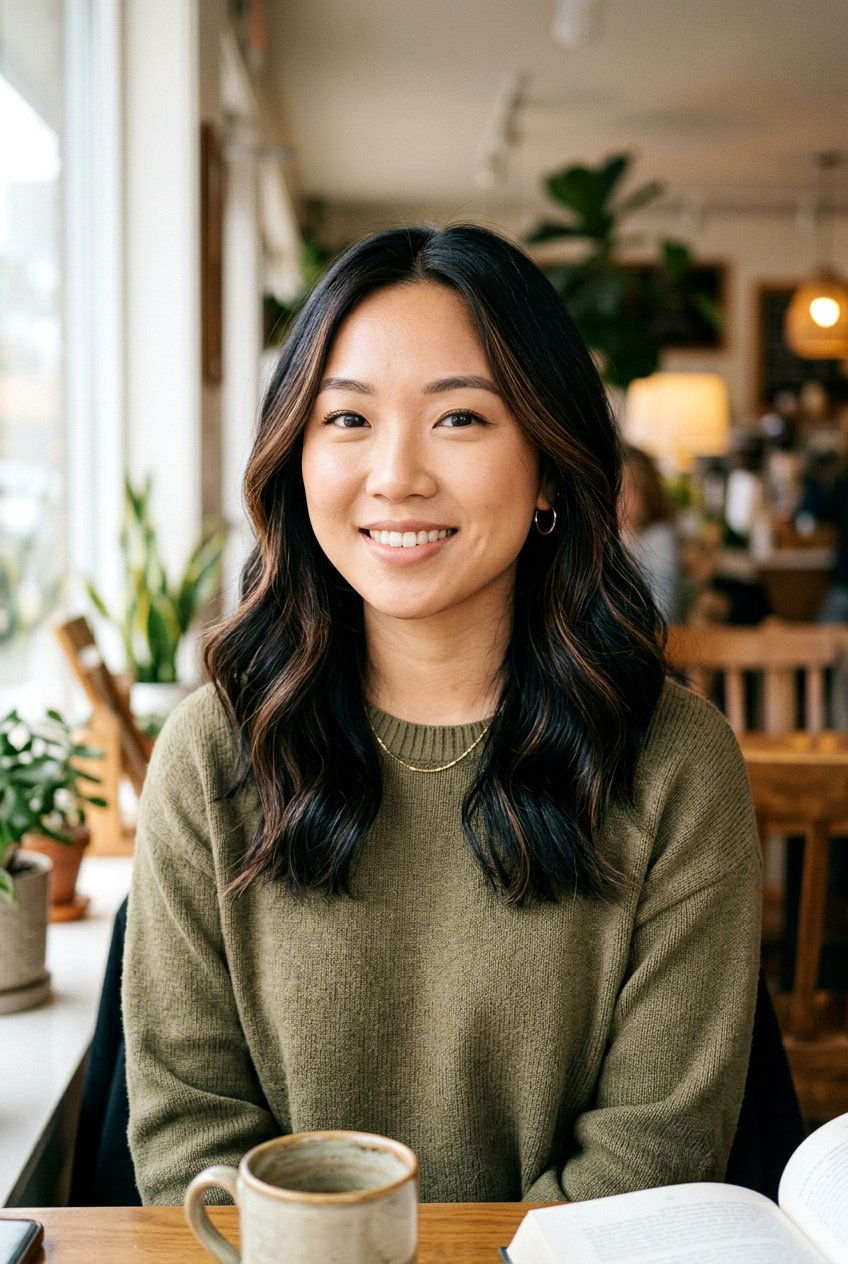 Subtle Brown Face Framing Highlights On Black Hair - 20 face framing highlights for black hair - 20 face framing highlights for black hair