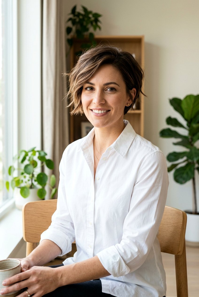 Subtle Brunette Balayage Cropped Pixie Bob - 20 brunette balayage for pixie bob - 20 brunette balayage for pixie bob