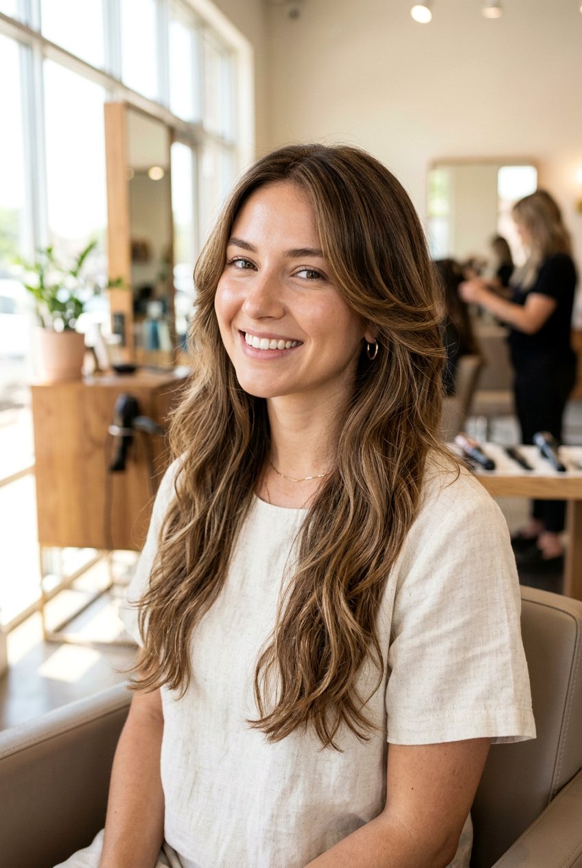 Subtle Butterfly Layers - 20 butterfly layers for long hair - 20 butterfly layers for long hair