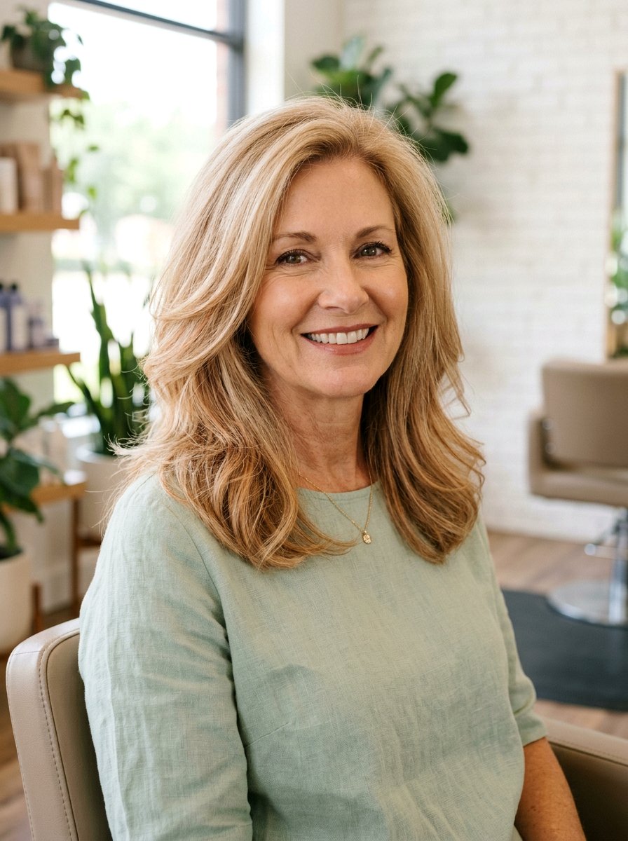 Subtle Copper Lowlights For Fine Hair - 20 copper refresh for mature women - 20 copper refresh for mature women