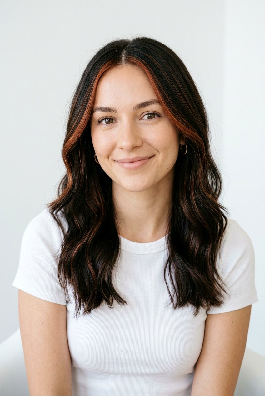 Subtle Copper Red Money Piece - 20 copper red money piece hair - 20 copper red money piece hair