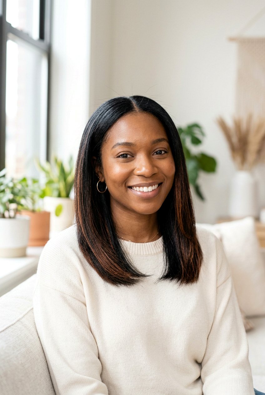 Subtle Copper Tint on Black Hair - 20 black hair with copper highlights - 20 black hair with copper highlights