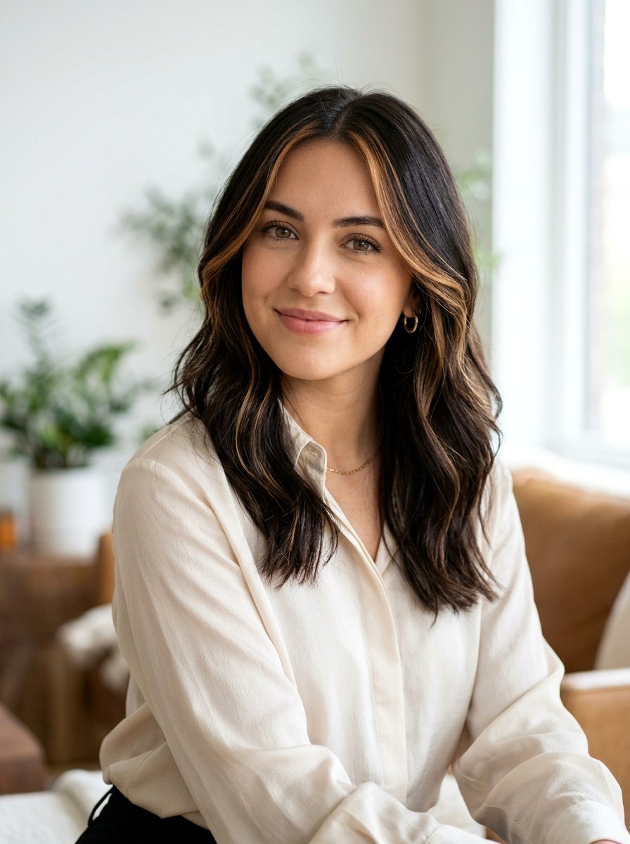 Subtle Espresso Hair Caramel Money Piece - 20 rich espresso with caramel money piece - 20 rich espresso with caramel money piece