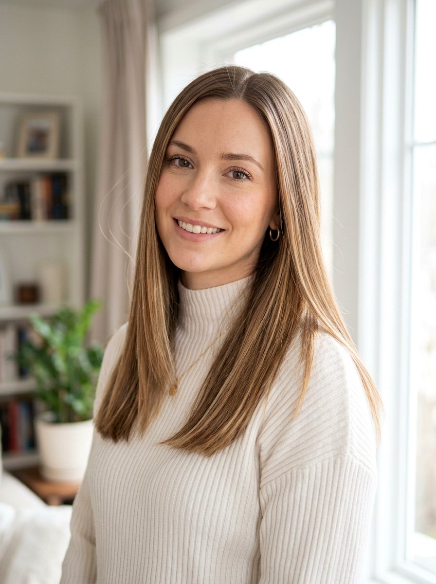 Subtle Honey Blonde Ribbons on Light Brown Hair - 20 warm honey blonde with ribbons - 20 warm honey blonde with ribbons