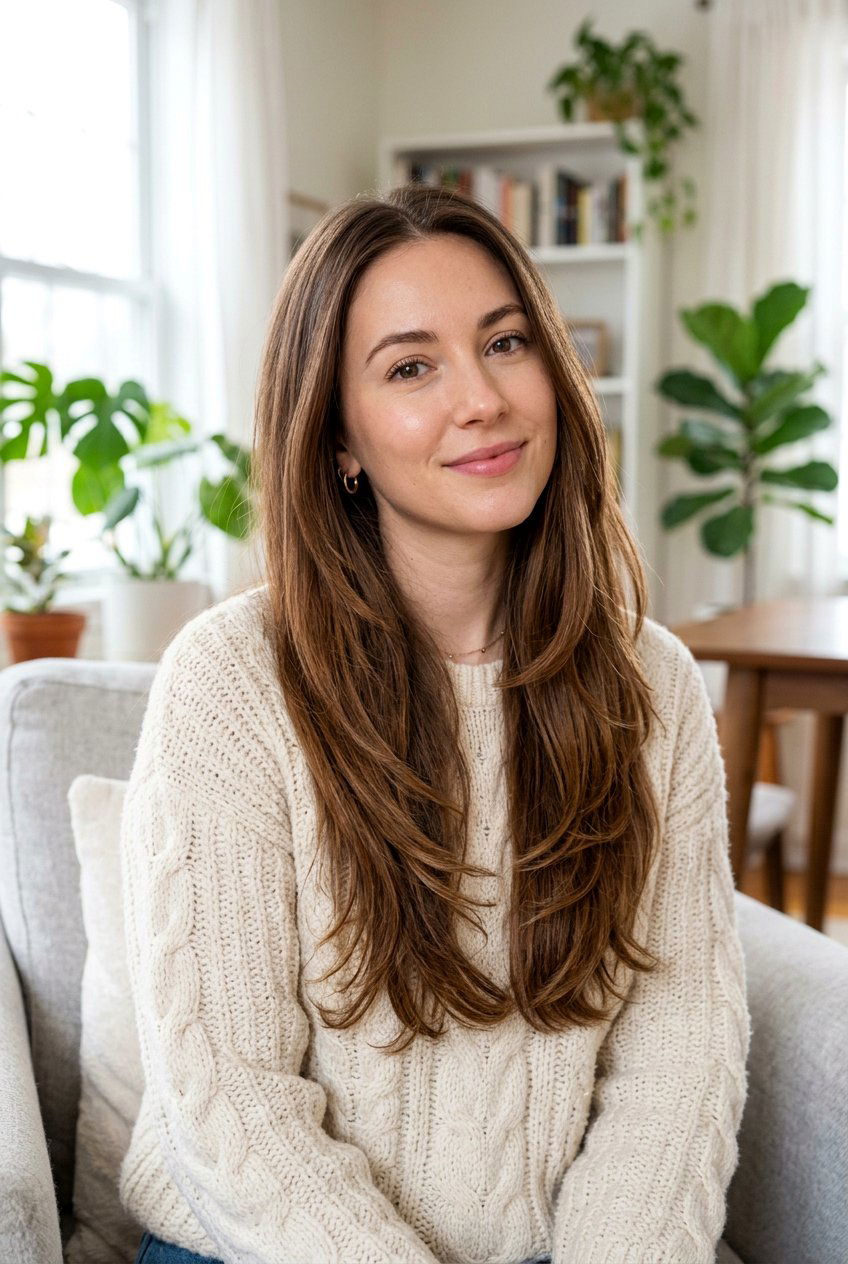 Subtle Layered Hair - 20 soft layers for shoulder length hair - 20 soft layers for shoulder length hair