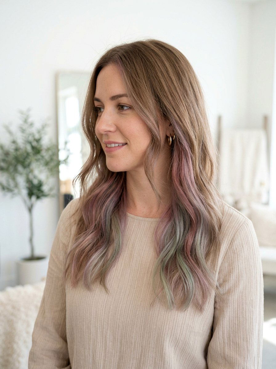 20 Stunning Holographic Peekaboo Hair Ideas For A Magical Vibe