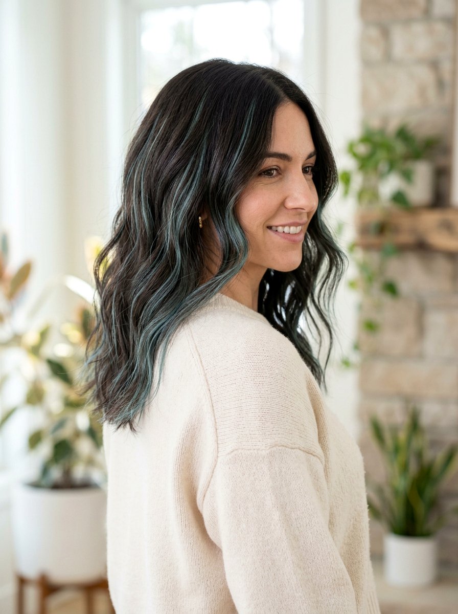 Subtle Ocean Teal Balayage - 20 ocean teal balayage - 20 ocean teal balayage