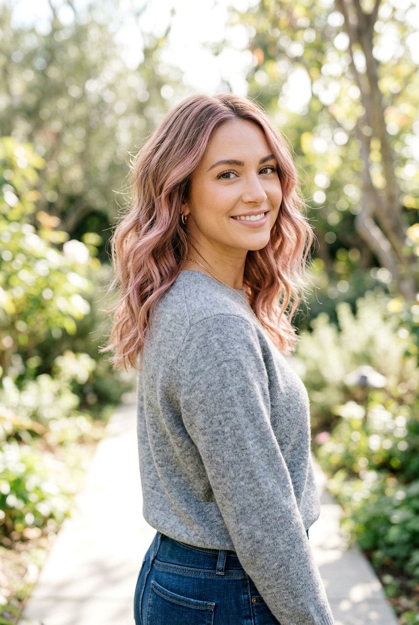 Subtle Pink Balayage Hair - 20 pink balayage hair - 20 pink balayage hair