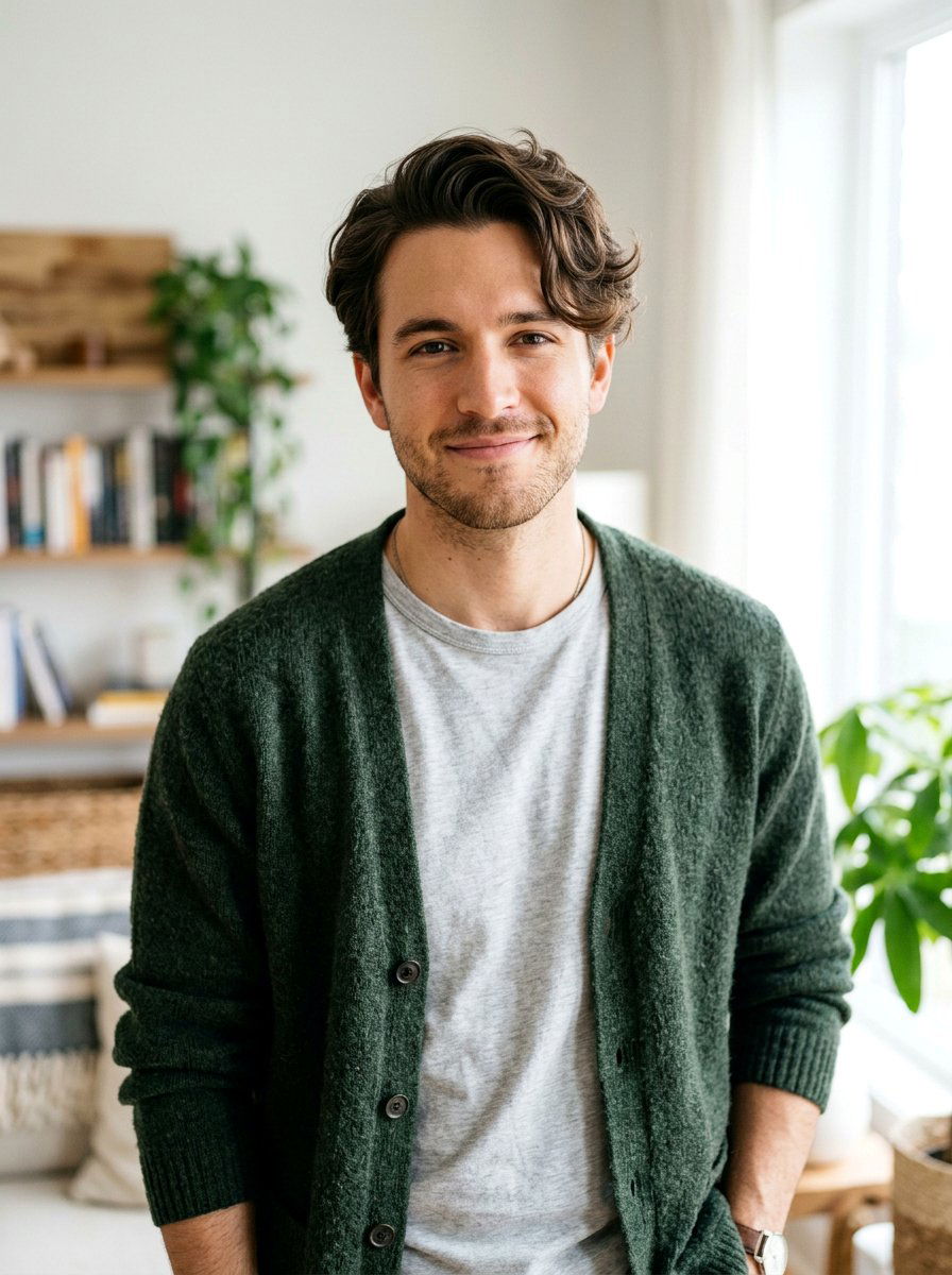 Subtle Side Part Curtains - 20 skater curtain haircut men - 20 skater curtain haircut men