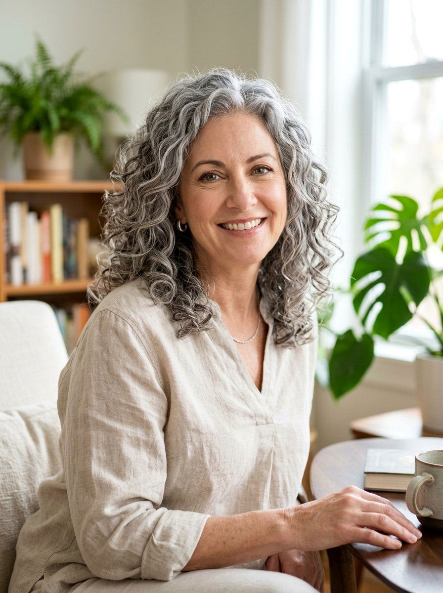 Subtle Silver Balayage Curly Gray Hair - 20 silver balayage for curly gray hair - 20 silver balayage for curly gray hair