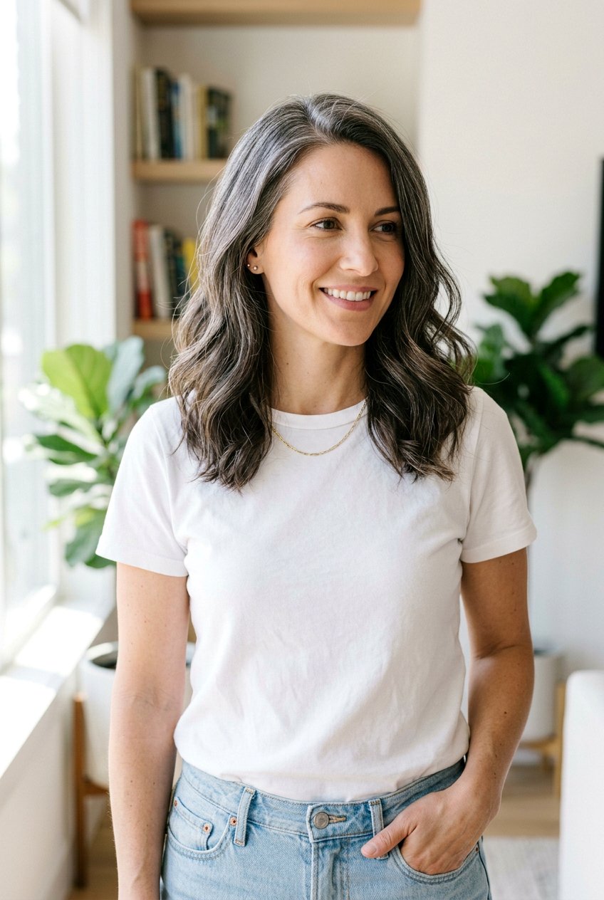 Subtle Silver Gray Blend - 20 natural looking gray blend hair color - 20 natural looking gray blend hair color