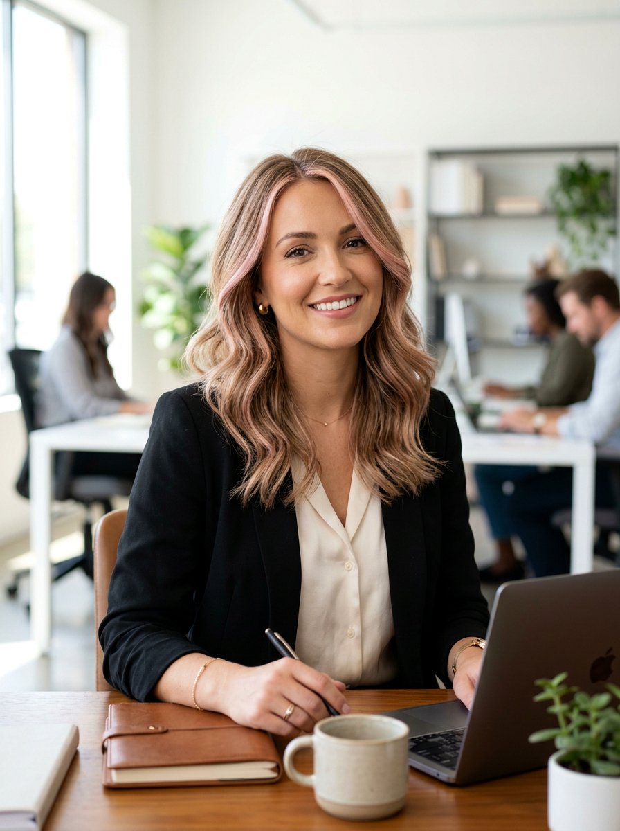 Subtle rose gold money piece - 20 rose gold money piece hair - 20 rose gold money piece hair