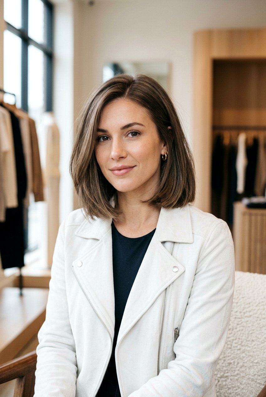 Suede Brunette Bob - 20 expensive brunette bob for women - 20 expensive brunette bob for women