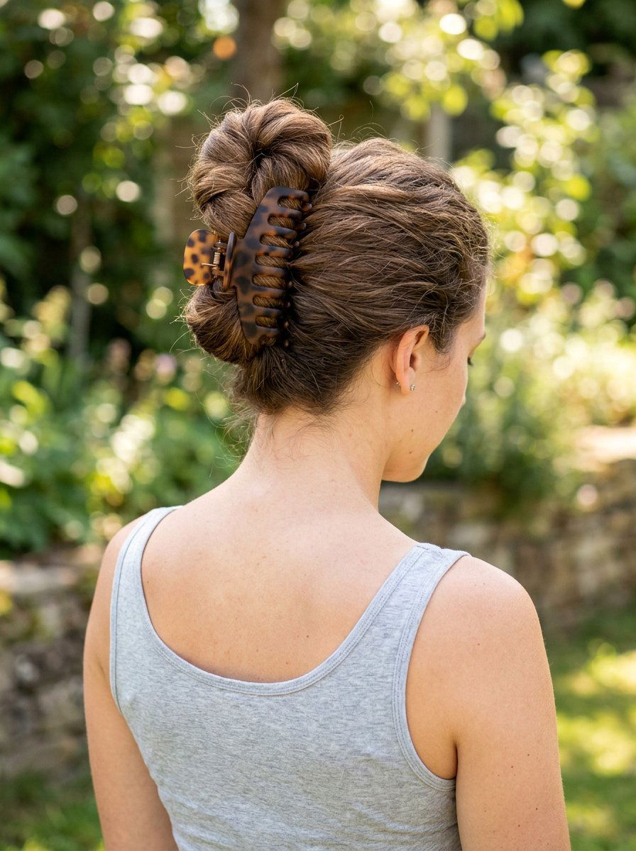 Summer Claw Clip Bun For Thick Hair - 20 summer claw clip bun - 20 summer claw clip bun